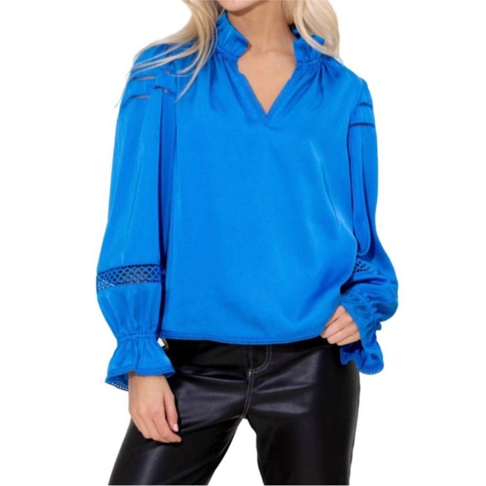 NWT- Alden Adair Vada Top in Neptune XS